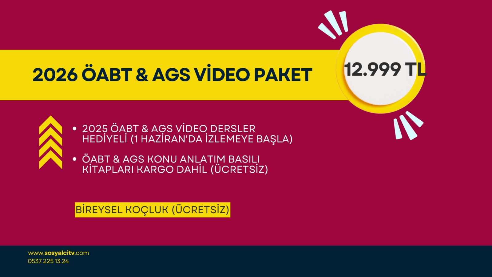 2026 ÖABT & AGS VİDEO BASILI KAYNAK DESTEKLİ