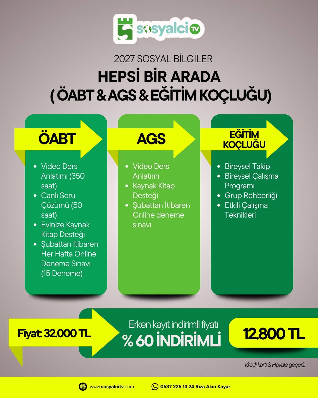 2027 HEPSİ BİR ARADA (ÖABT & AGS & EĞİTİM KOÇLUĞU) VİDEO
