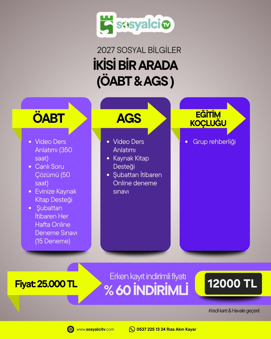 2027 İKİSİ BİR ARADA (ÖABT & AGS) VİDEO